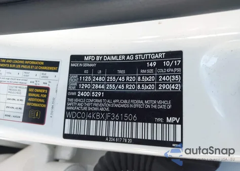 2018 Mercedes-Benz Glc 300 Coupe 4Matic z USA, uszkodzony, nr VIN WDC0J4KBXJF361506